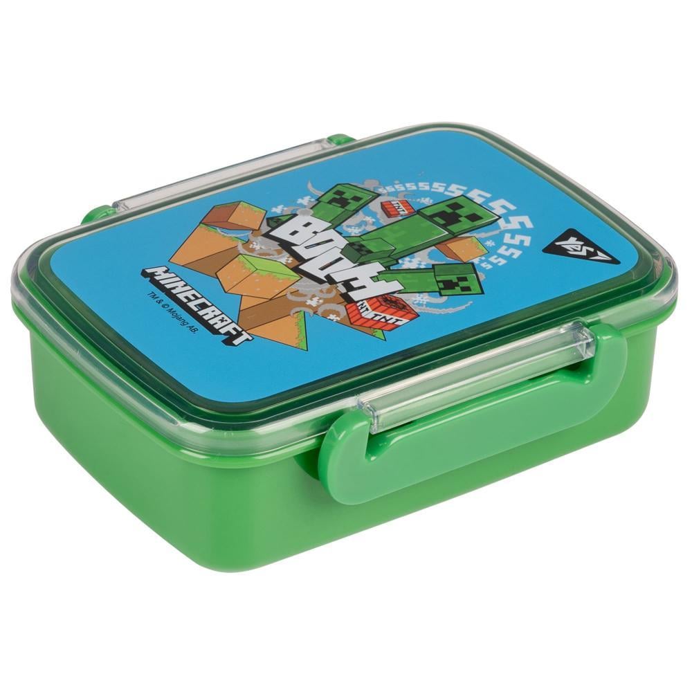 Контейнер YES Minecraft 420 мл Зелено-голубой (708053)