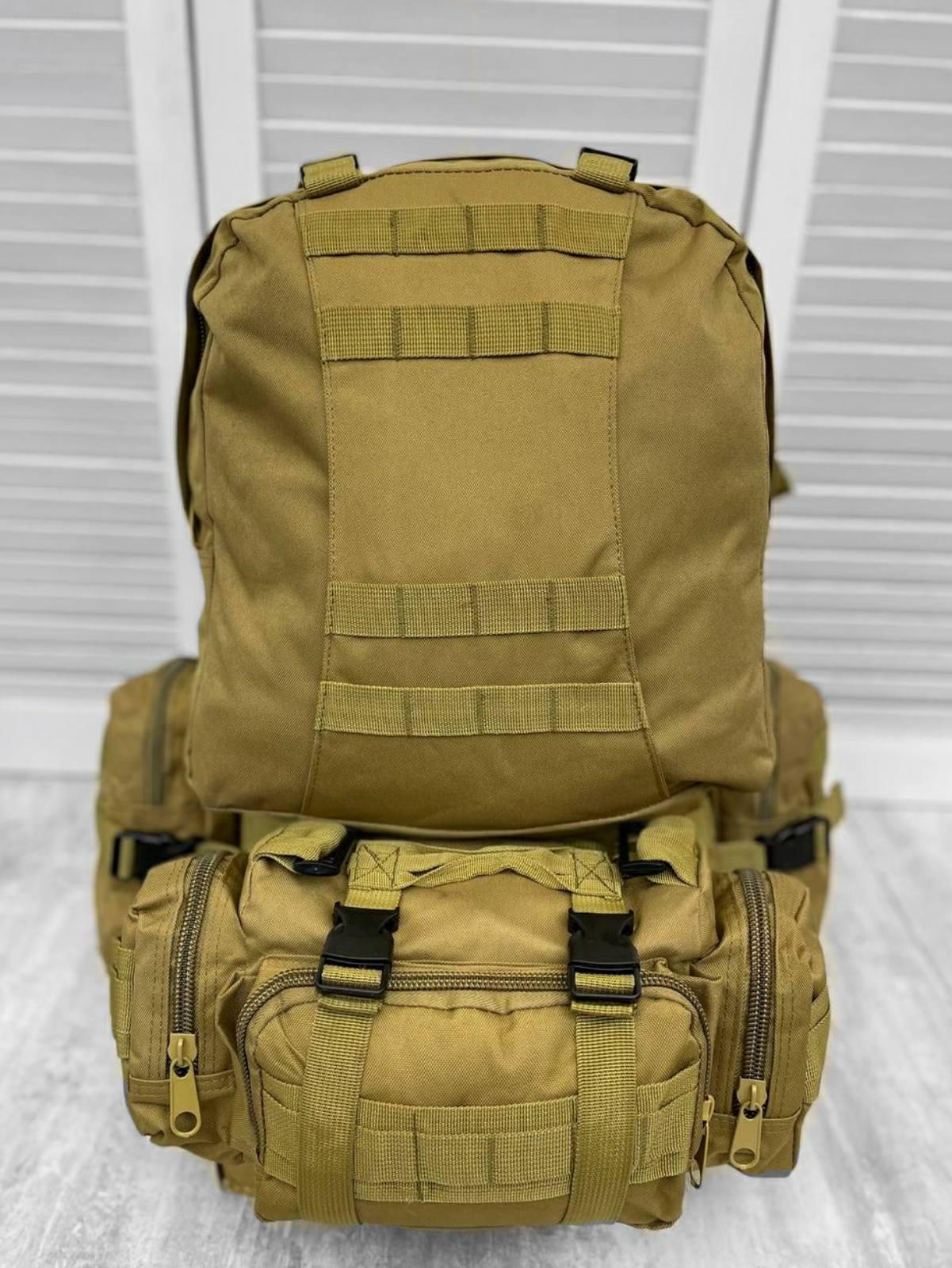 Рюкзак штурмовой Mission Pack Laser Cut 55 л Coyote (11405203)