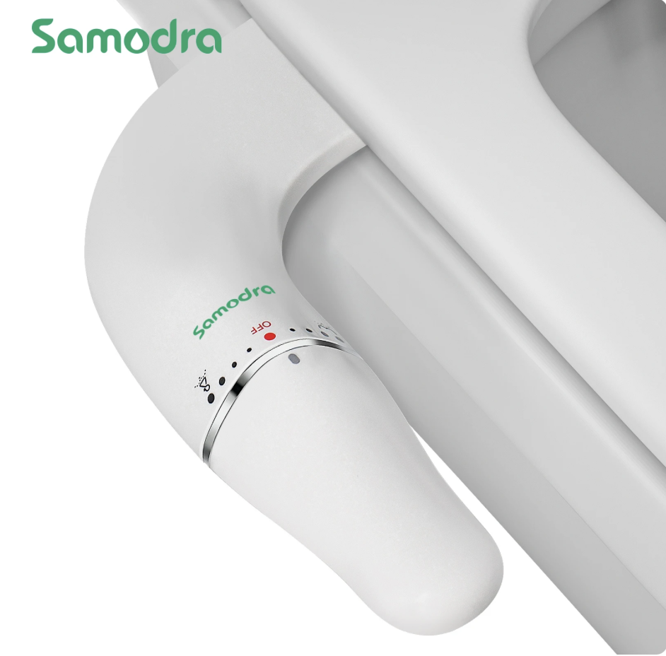 Биде-накладка Samodra Washer под крышку с боковым модулем Белый (SMWDRW) - фото 6