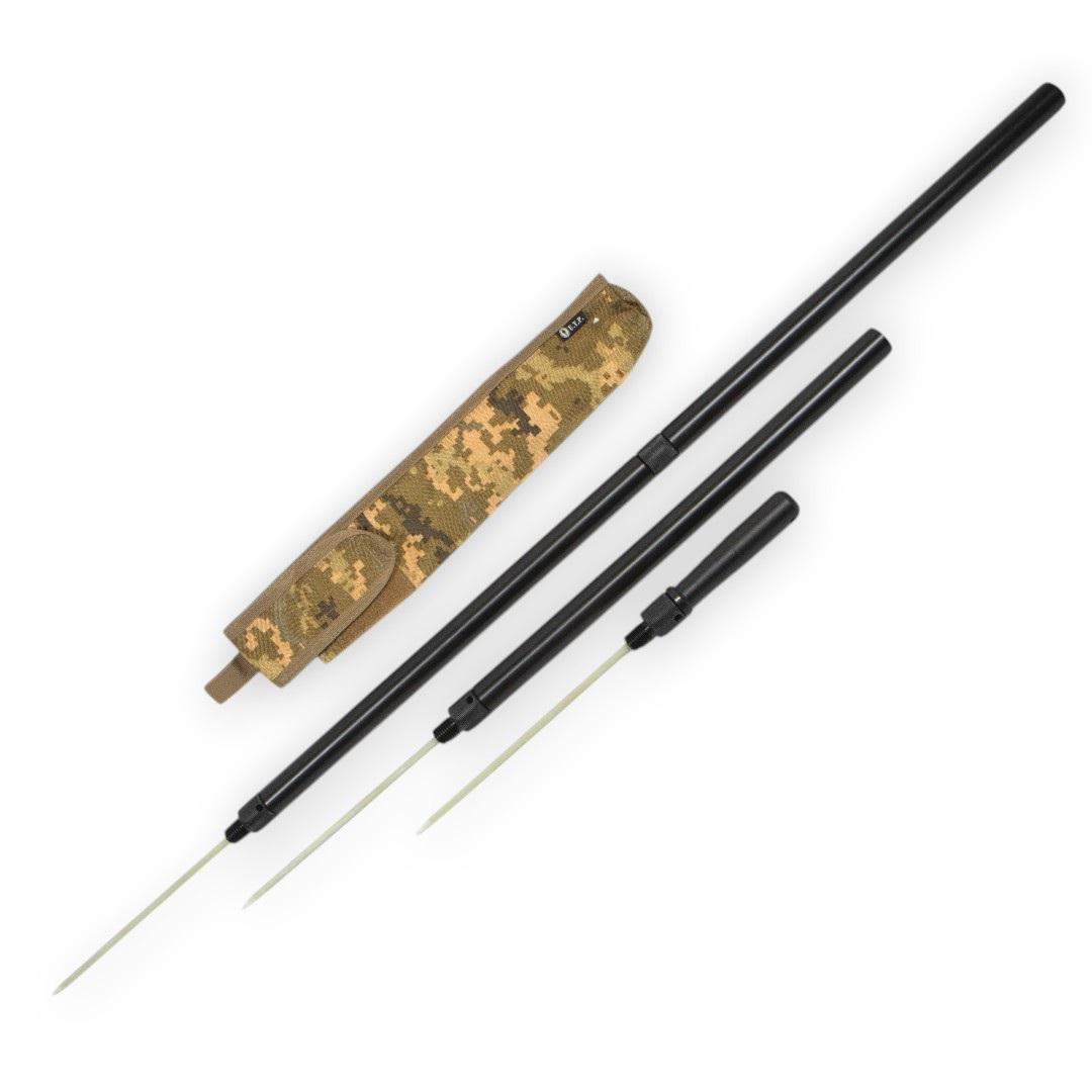 Щуп ростовый под 30° 3 жала диэлектрик/переходник с чехлом (utp457) - фото 2