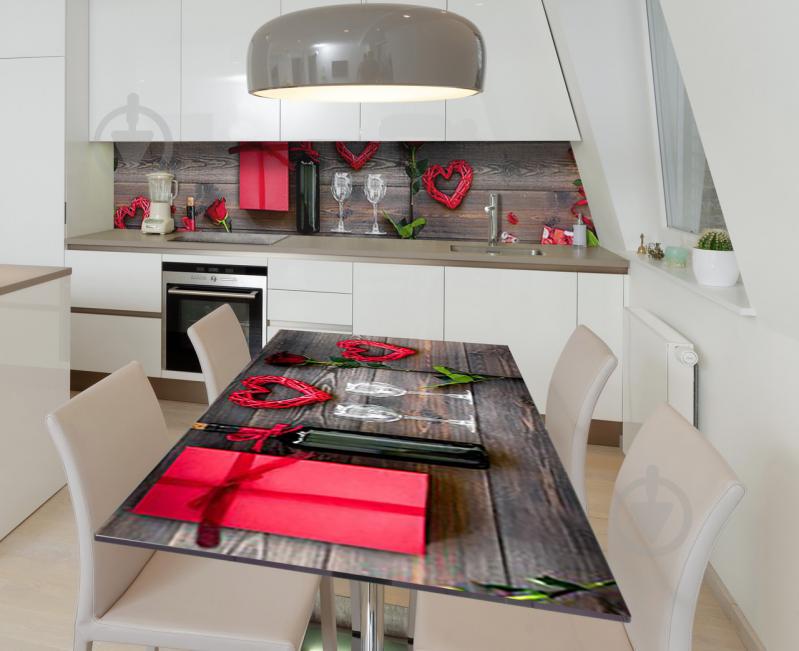 Наклейка 3Д виниловая на стол Zatarga «Любовница» 600х1200 мм (Z184926st)