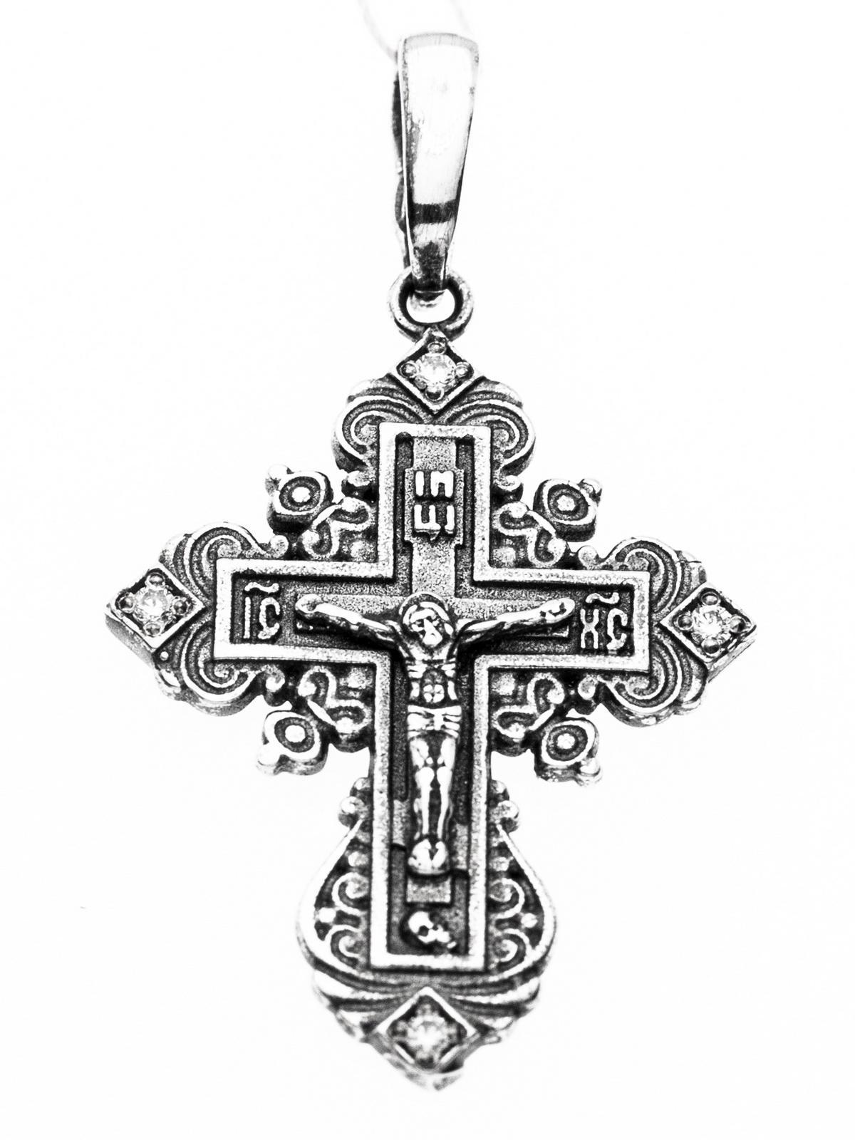 Крест Распятие Христово Канонический православный крест (РП487)