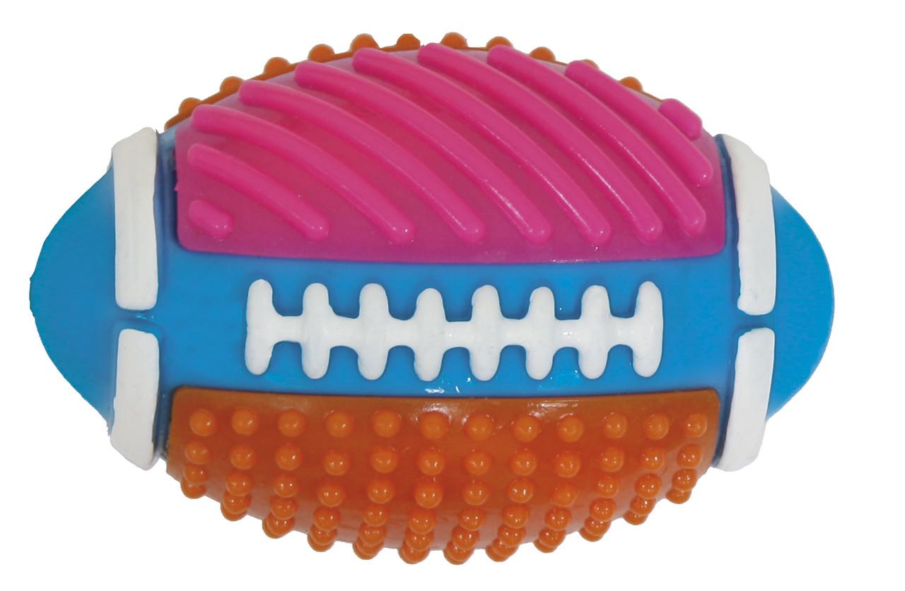 Игрушка для собак Croci SPIKY Мяч регбийный из высокопрочной резины 11 см (1199892520)