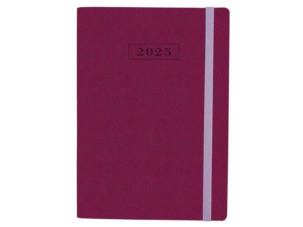 Блокнот Optima А5 NAMIB с резинкой без поролона 352 л. Бордовый (1096141)