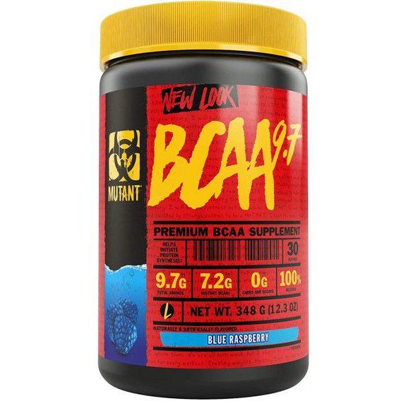 Аминокислота BCAA для спорта Mutant BCAA 9,7 348 г 28 порций Blue Raspberry