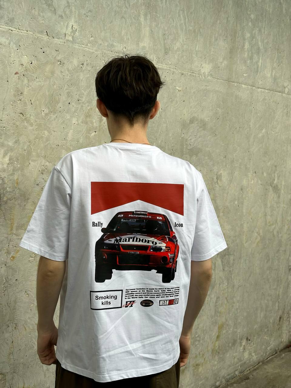 Футболка MEAN LTD MEAN LTD Mitsubishi Lancer RS Evolution VI Gr.A WRC '1999 XL Белый (MLD0061394) - фото 3 Футболка MEAN LTD MEAN LTD Mitsubishi Lancer RS Evolution VI Gr.A WRC '1999 XL Белый (MLD0061394) - фото 3