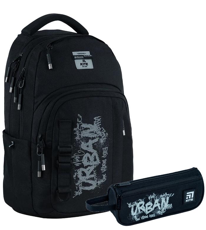 Рюкзак шкільний підлітковий/пенал Kite Education teens (202834)