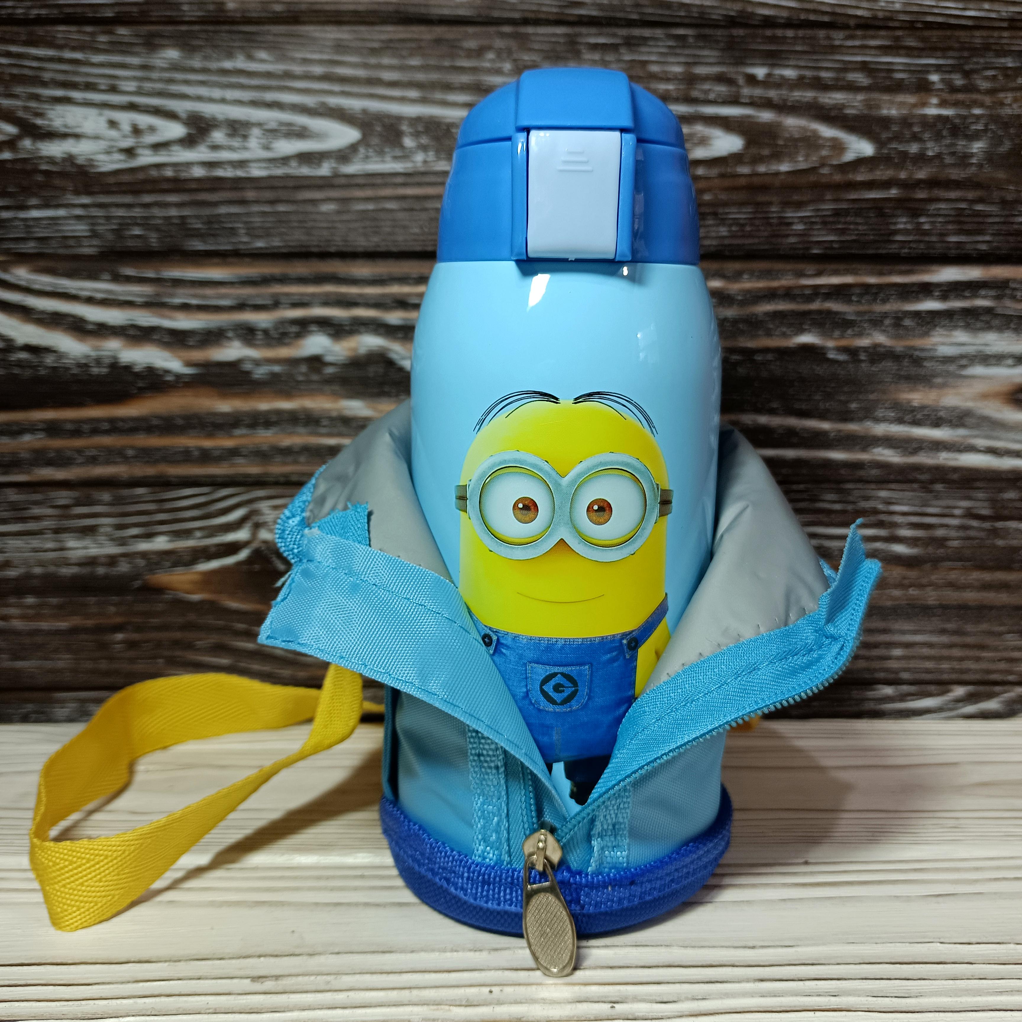 Термос с трубочкой Анимейшн чехол в комплекте 600 м л (58472)