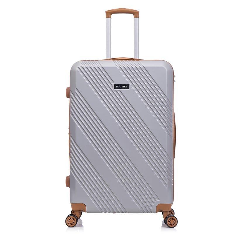 Валіза SEMI LINE 24" M 69/82 л Light Grey (DAS303353) - фото 2