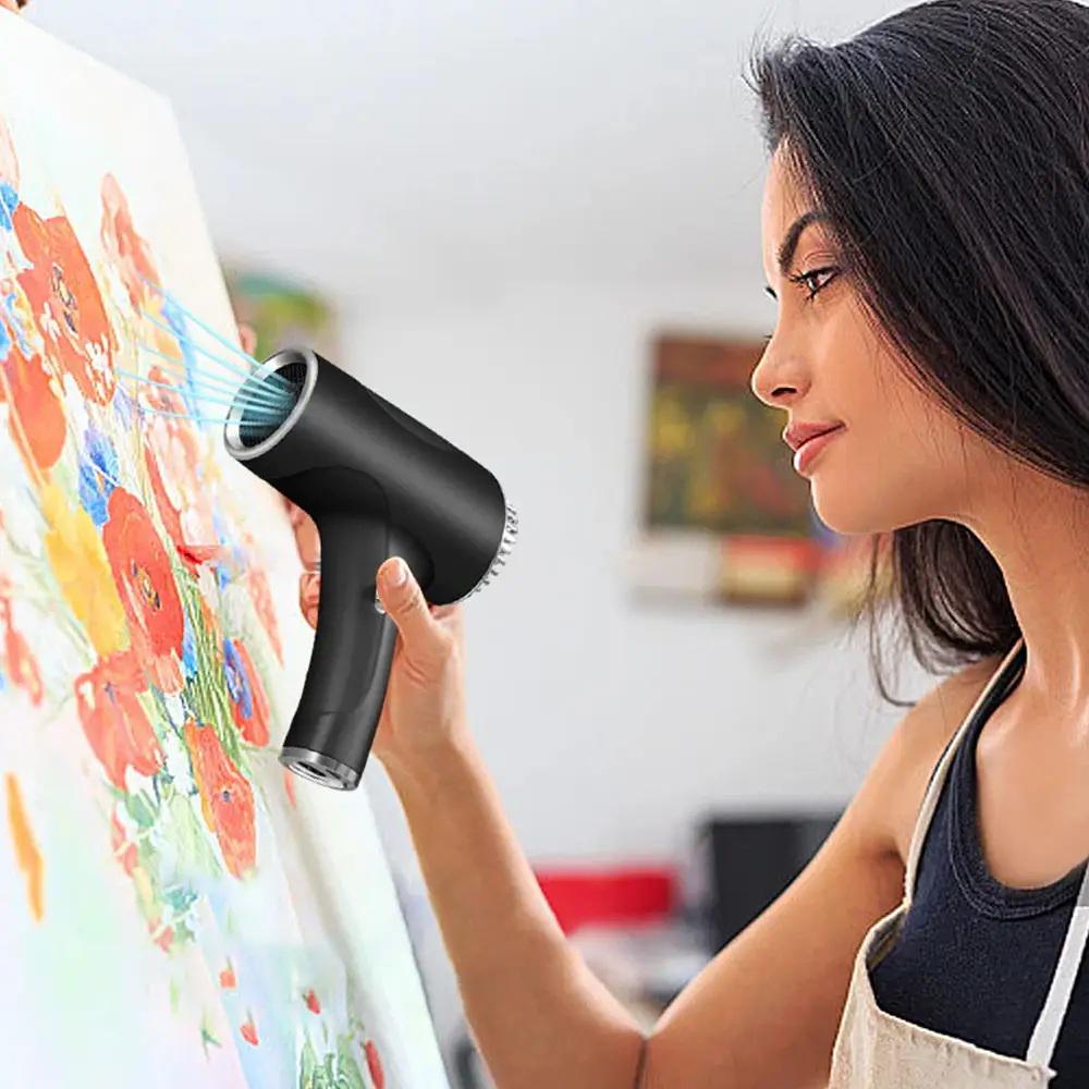 Фен для волос беспроводной с аккумулятором 2600 мА/ч Черный (29903017) - фото 6 Фен для волос беспроводной с аккумулятором 2600 мА/ч Черный (29903017) - фото 6