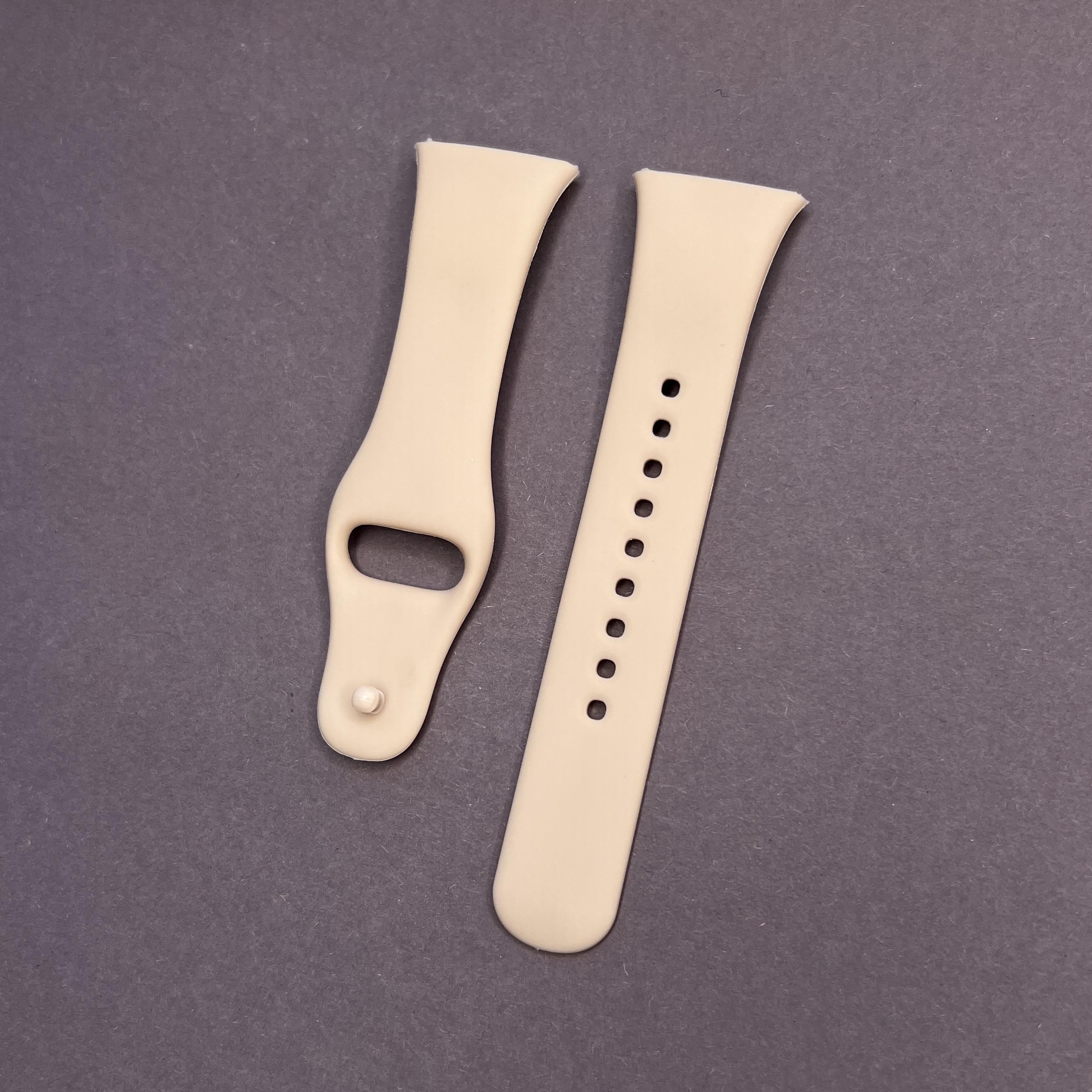 Ремешок силиконовый для Xiaomi Redmi Watch 3 на кнопке браслет Пудровый (506836) - фото 1 Ремешок силиконовый для Xiaomi Redmi Watch 3 на кнопке браслет Пудровый (506836) - фото 1