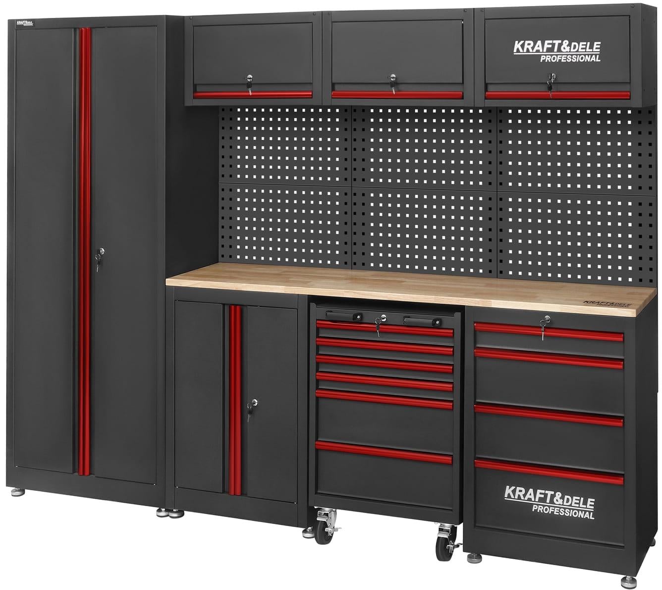 Комплект мебели для мастерской KRAFT&DELE KD5860 260 см (KD5860)