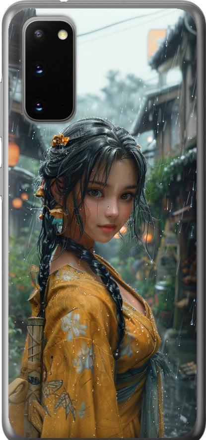 Чехол на Samsung Galaxy S20 Anime-girl (6133t-1824-42517)