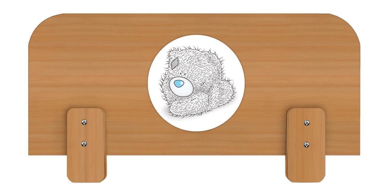 Бортик защитный МАКСИ-МЕбель для кровати №3 Тедди плюс под толщину боковой царги 16 мм Бук (12146)