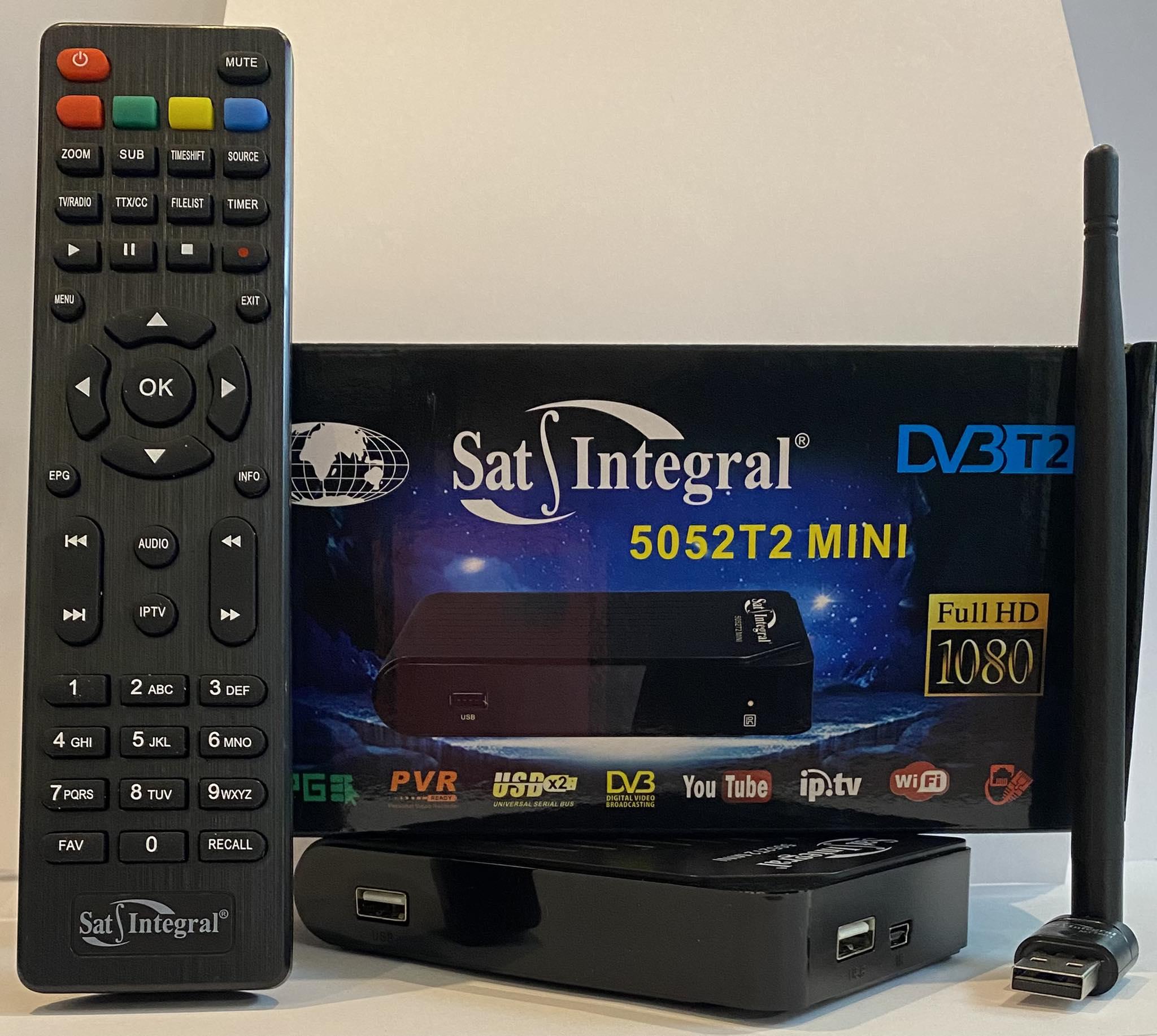 Приставка Т2 приймач DVB-T2 Sat Integral 5052 mini тюнер YouTube IPTV Wifi адаптер - фото 2