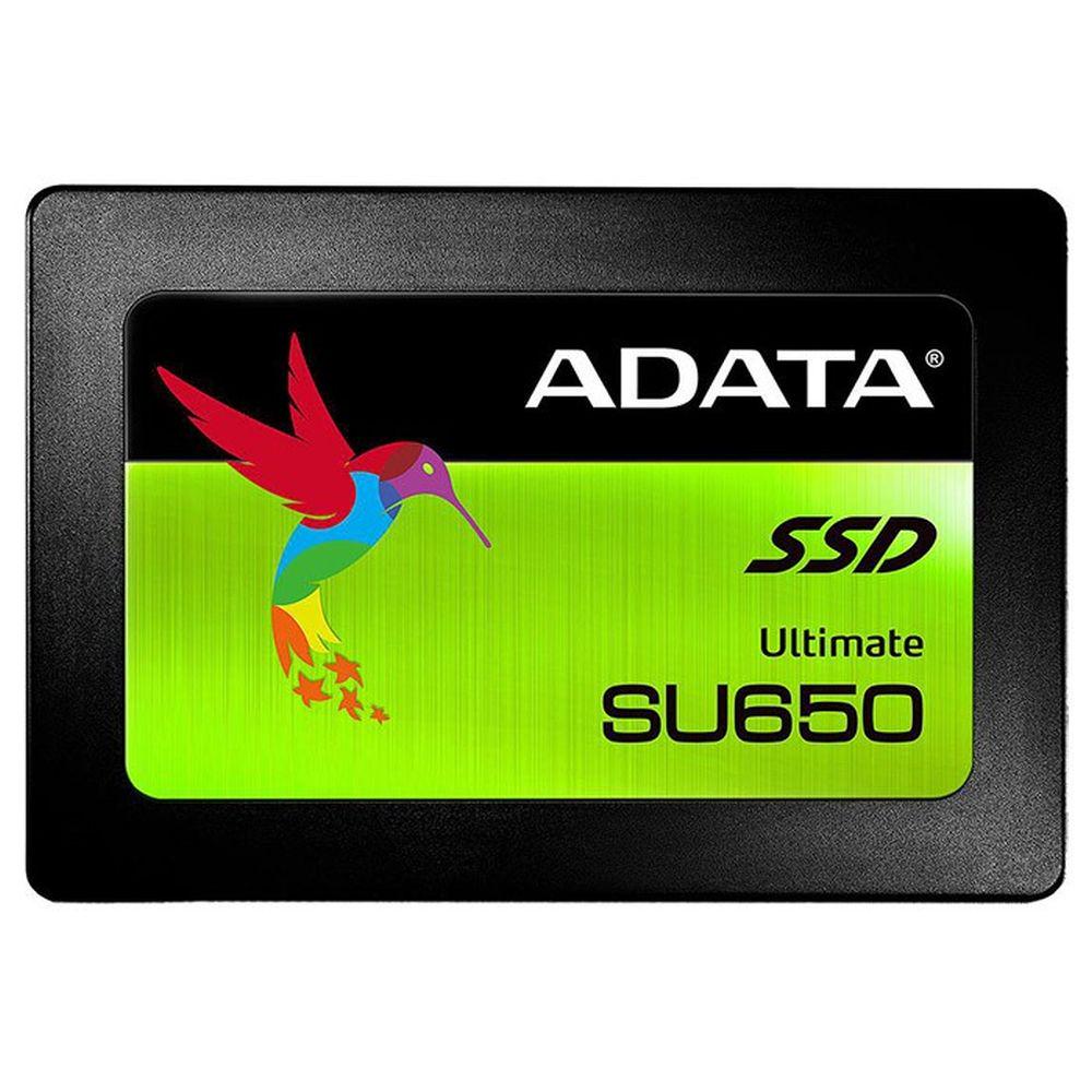 Диск SSD ADATA Ultimate SU650 SATA3 2.5 TLC 3D 520/450 MB/s 240 Gb (ASU650SS-240GT-R)