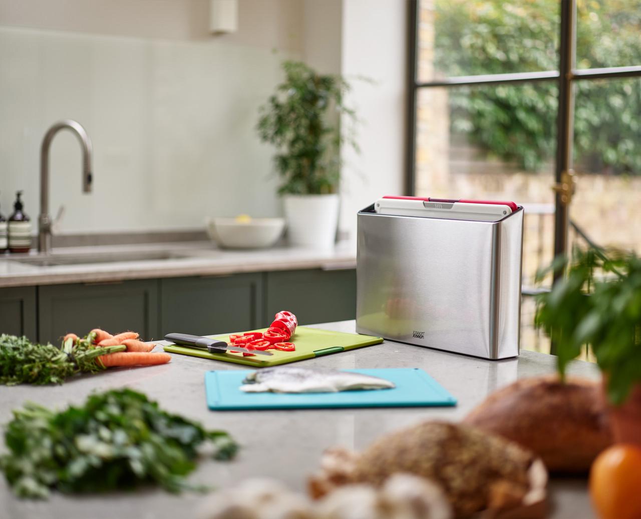 Набір обробних дошок Folio Icon Steel, 4 шт. Joseph Joseph 60226 - фото 5