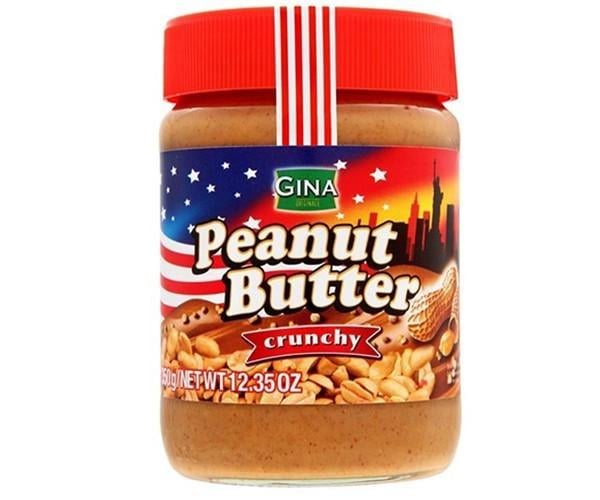 Арахисовая паста хрустящая Gina Originale Peanut butter crunchy 350г