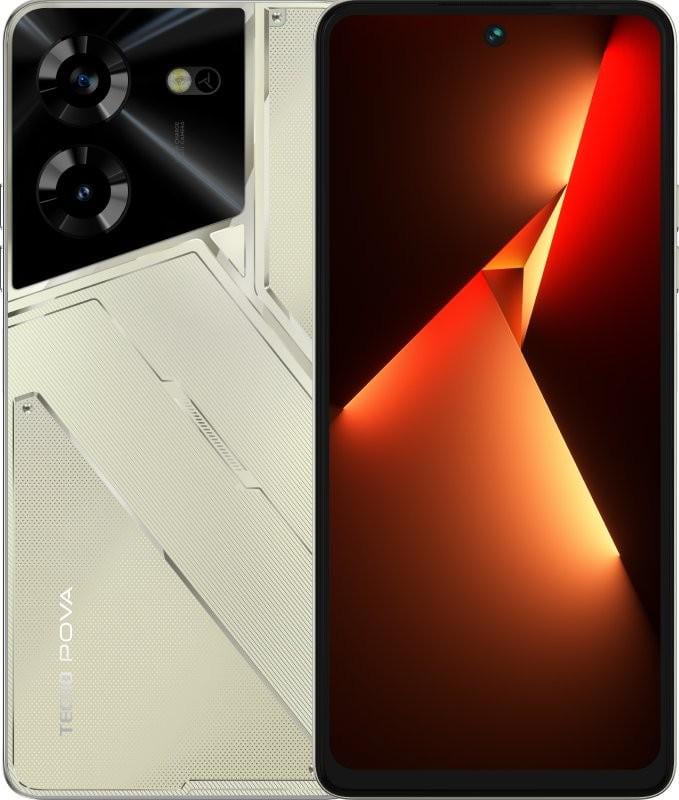 Смартфон Tecno Pova-5 LH7n 8/256Gb UA UCRF NFC Amber Gold