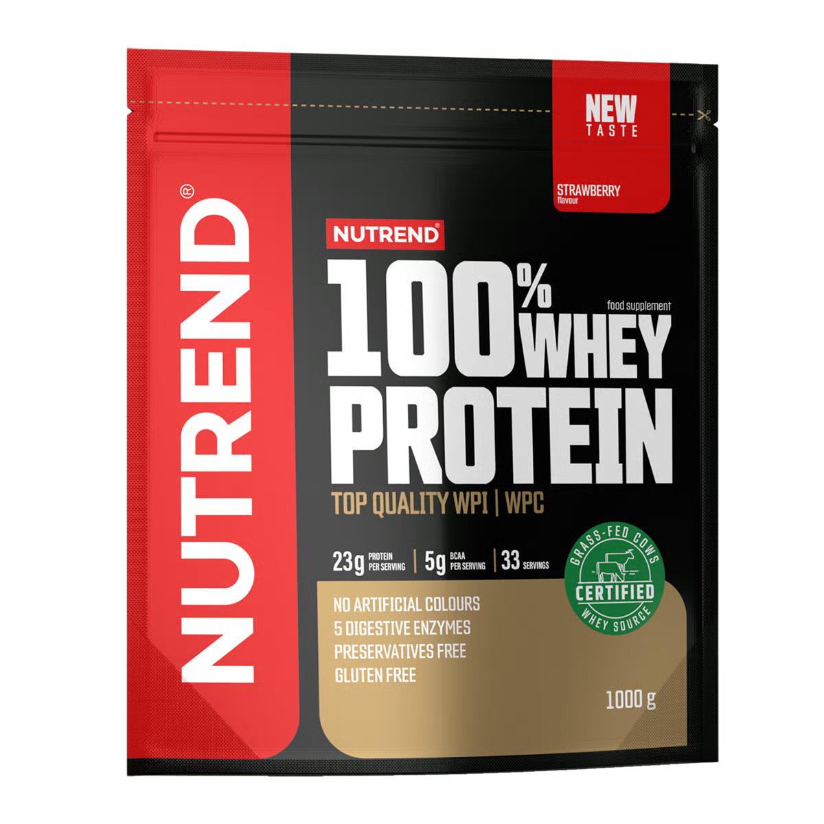 Протеин Nutrend Whey Protein Strawberry 1000 г