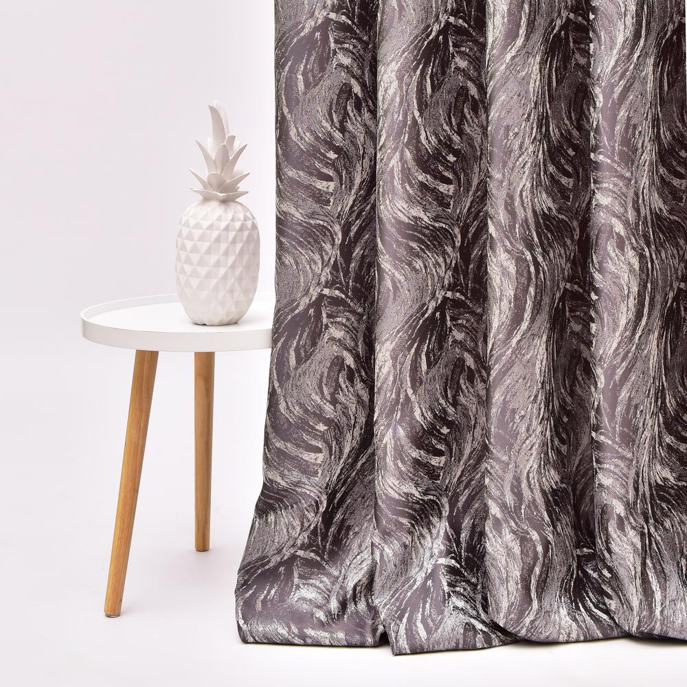 Ткань портьерная жаккард Meteor V-2512 Темно-серый (24760)