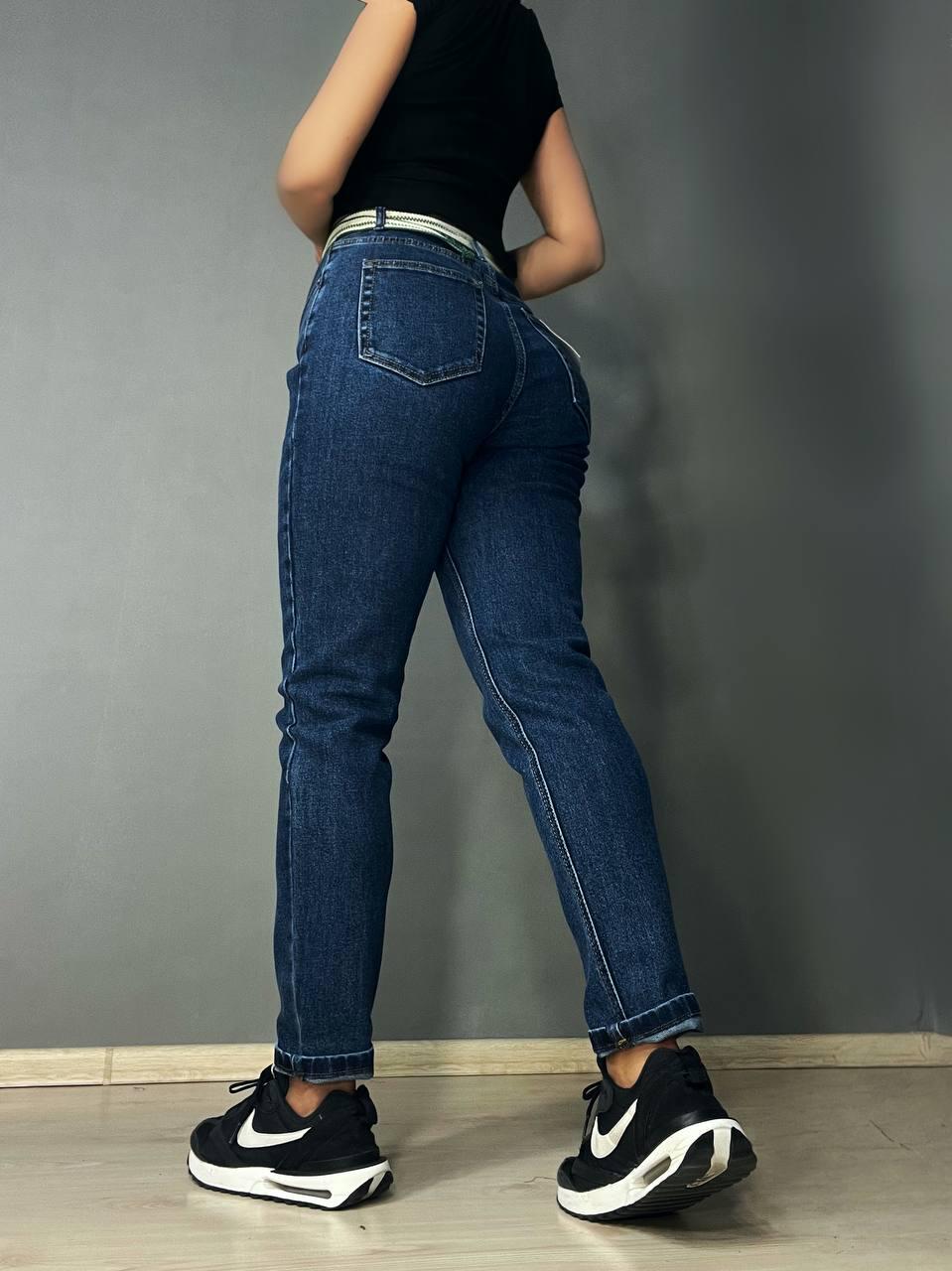 Джинси жіночі Vanver 8260 MOM з резинкою на талії і ременем р. 32 87 см 120 см Синій - фото 9 Джинси жіночі Vanver 8260 MOM з резинкою на талії і ременем р. 32 87 см 120 см Синій - фото 9