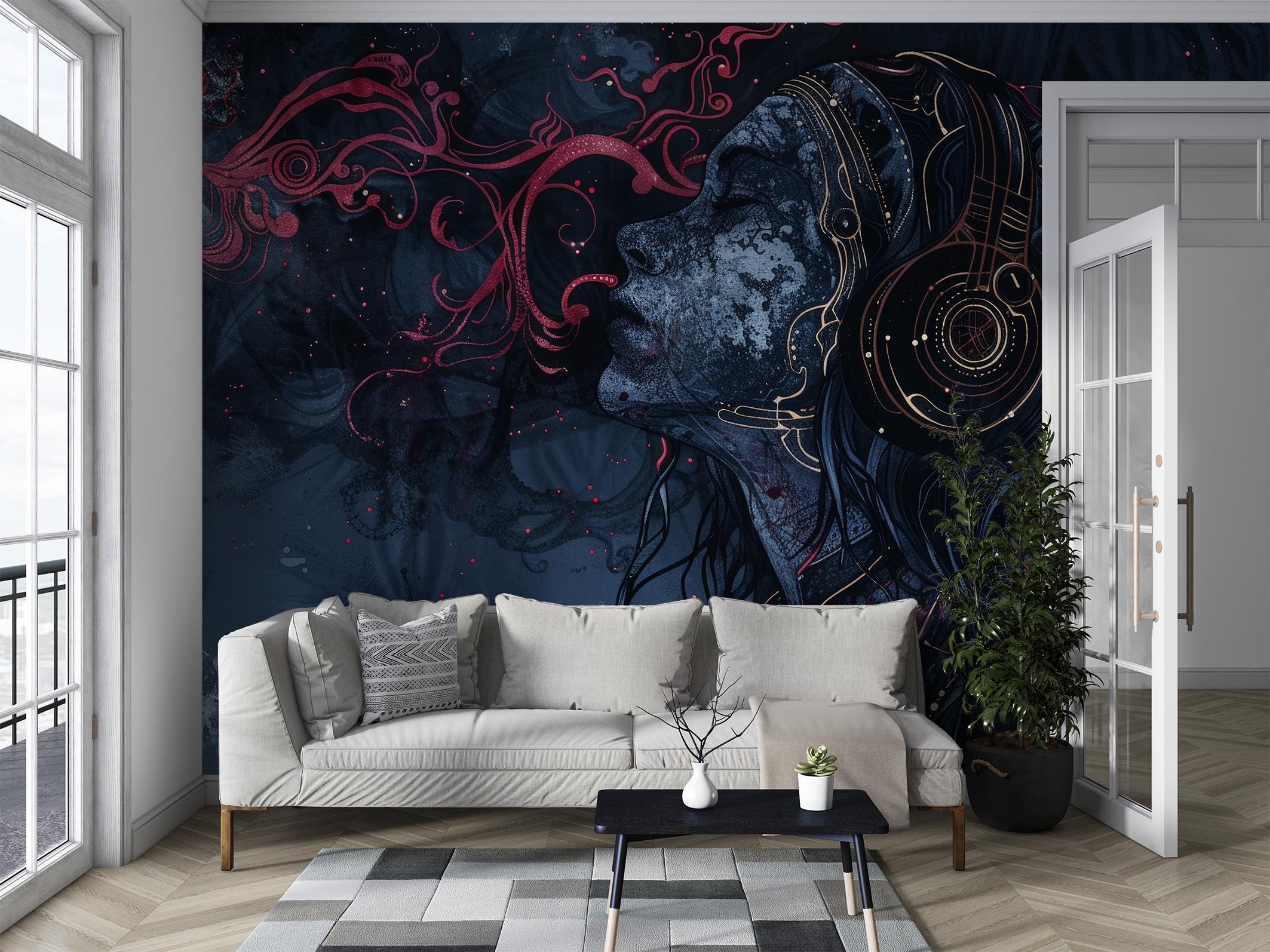 Фотообои флизелиновые Upstream Космическое наслаждение музыкой 368х245 см (SPF-160/7) - фото 8