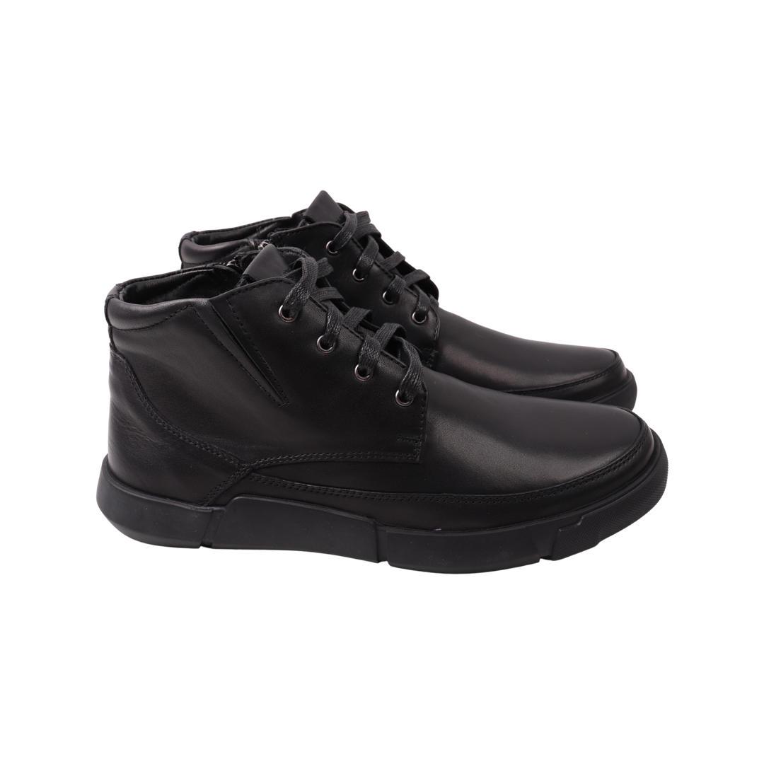 Черевики чоловічі Detta зі шкіри р. 41 Чорний (69-22ZHC)