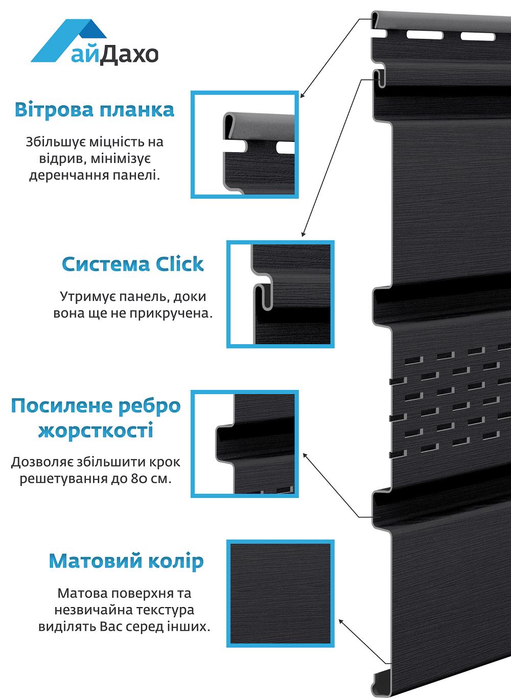 Софит айДахо с перфорацией 3х0,3 м 0,9 кв.м. Белый - фото 3