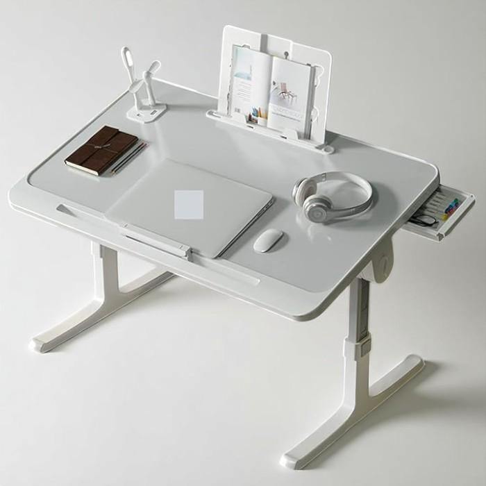 Столик складной для ноутбука с охлаждением и подсветкой с USB-вентилятором лампой и 4 портами для подзарядки