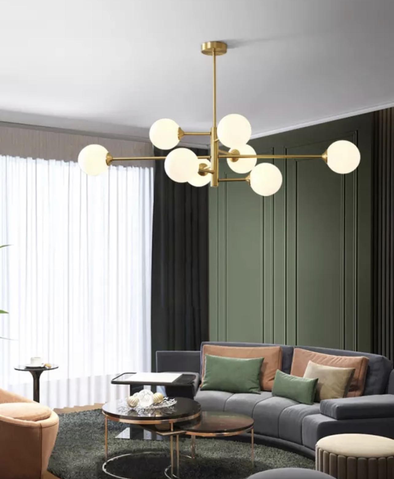 Люстра Bronze Bubble Lamp (054490/8 gd)