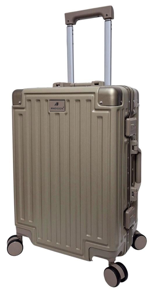 Чемодан маленький для ручной клади S Madisson Snowball 66503 100% поликарбонат S 53x37x22 см Шампань