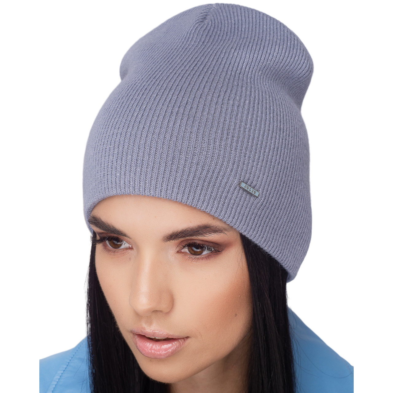 Шапка женская полушерстяная Leks Гремми one size Металл - фото 1