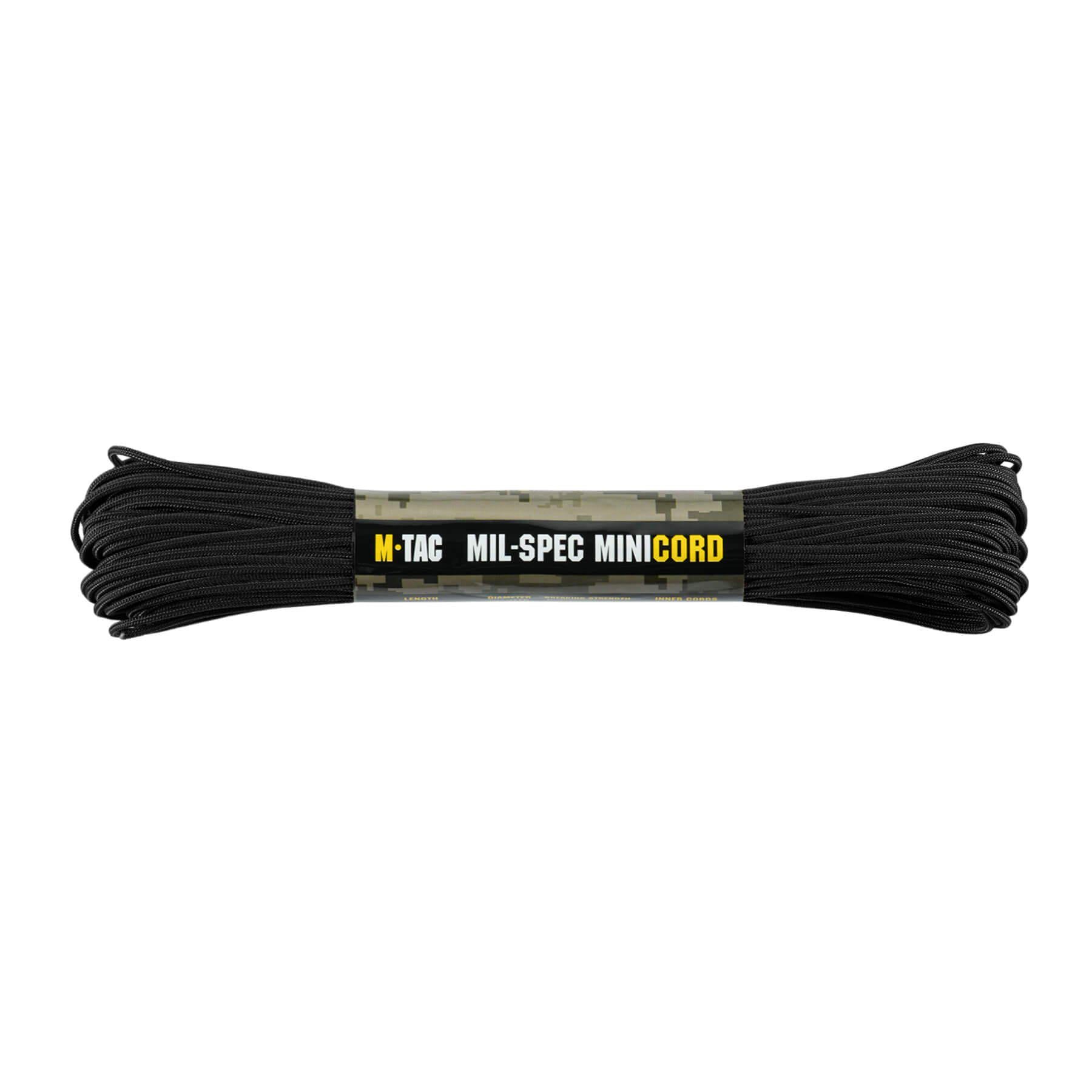 Паракорд M-Tac Minicord Mil-Spec 30 м Black