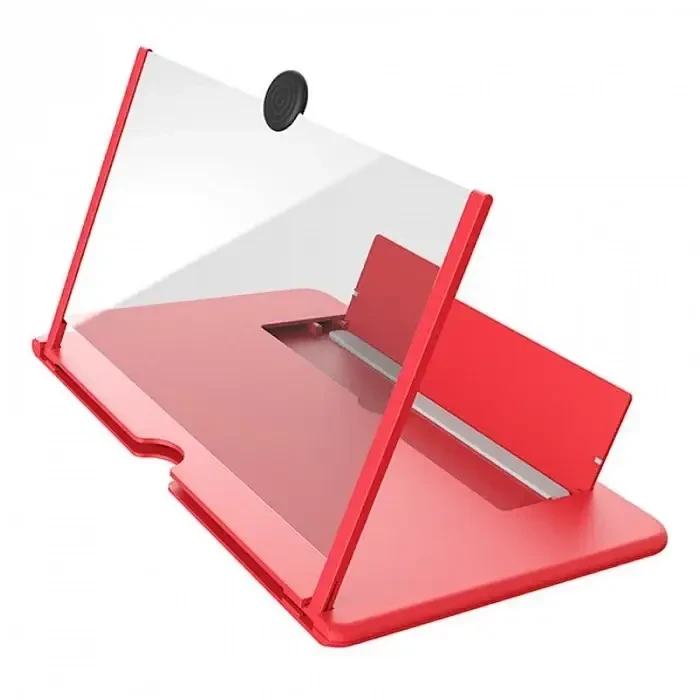 Лупа для телефона с 3D-эффектом 12" Красный (8022)