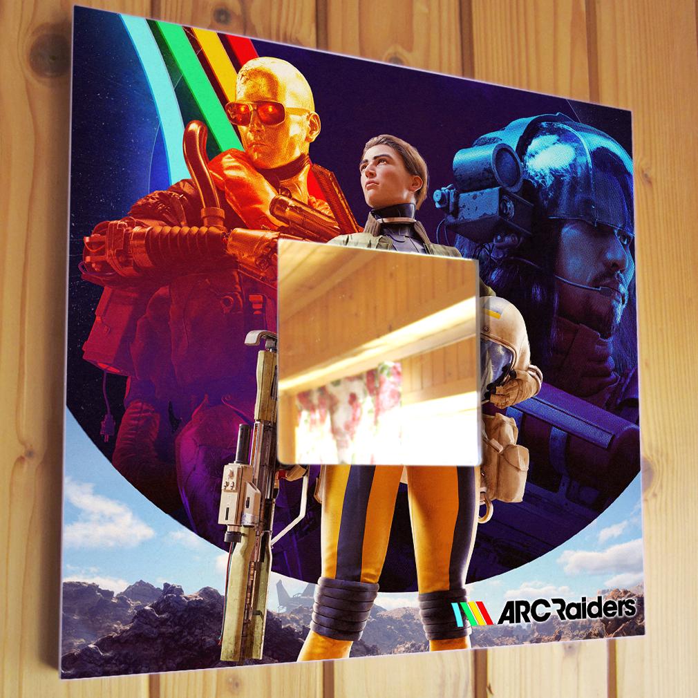 Зеркало настенное декоративное Игра ARC Raiders 260х260 мм (M04682)