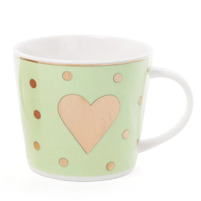 Чашка порцелянова Flora Серце 0,4 л (31469)