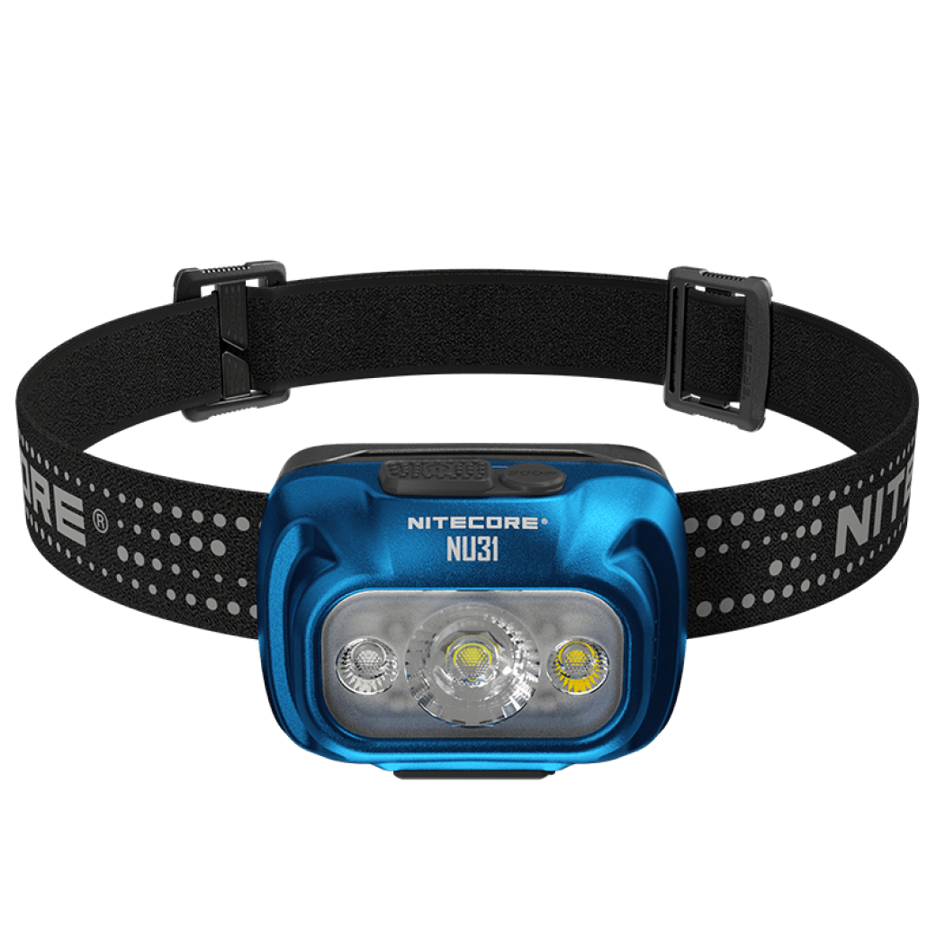 Ліхтар налобний Nitecore NU31 - USB/Type-C Синій (29847656)