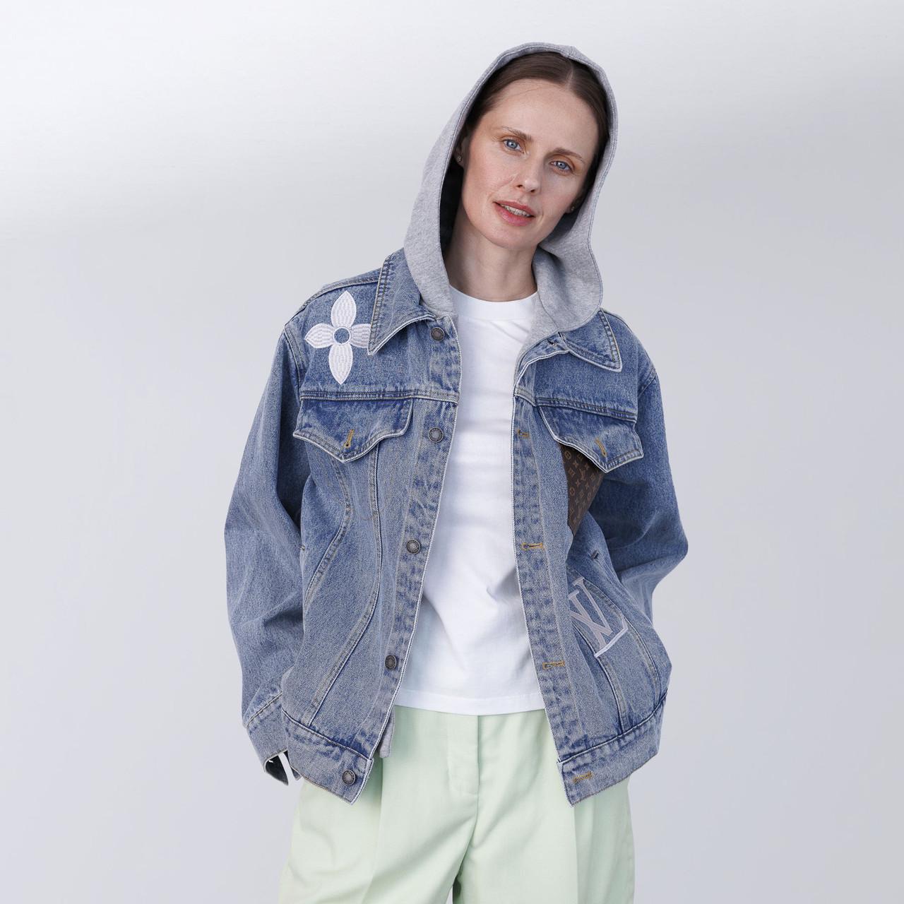 Жакет жіночий джинсовий Louis Vuitton M Синій (2797308591) - фото 2