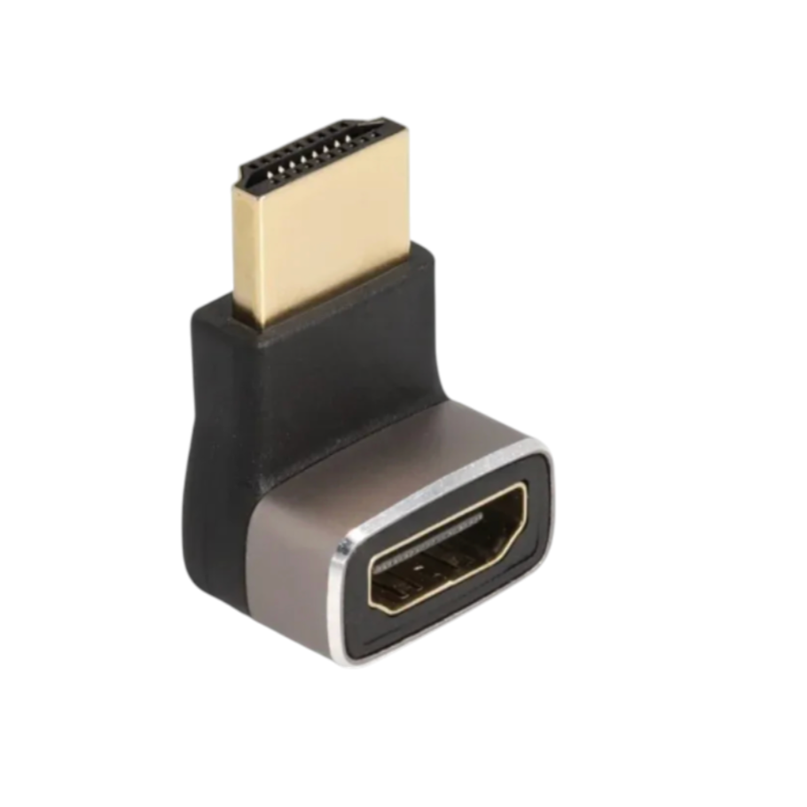 Адаптер угловой HDMI I-Taki ADA-HDMI2.1-AUFM с поддержкой HDMI2.1 гнездо-штекер Type A эргономичный (000049339_2)