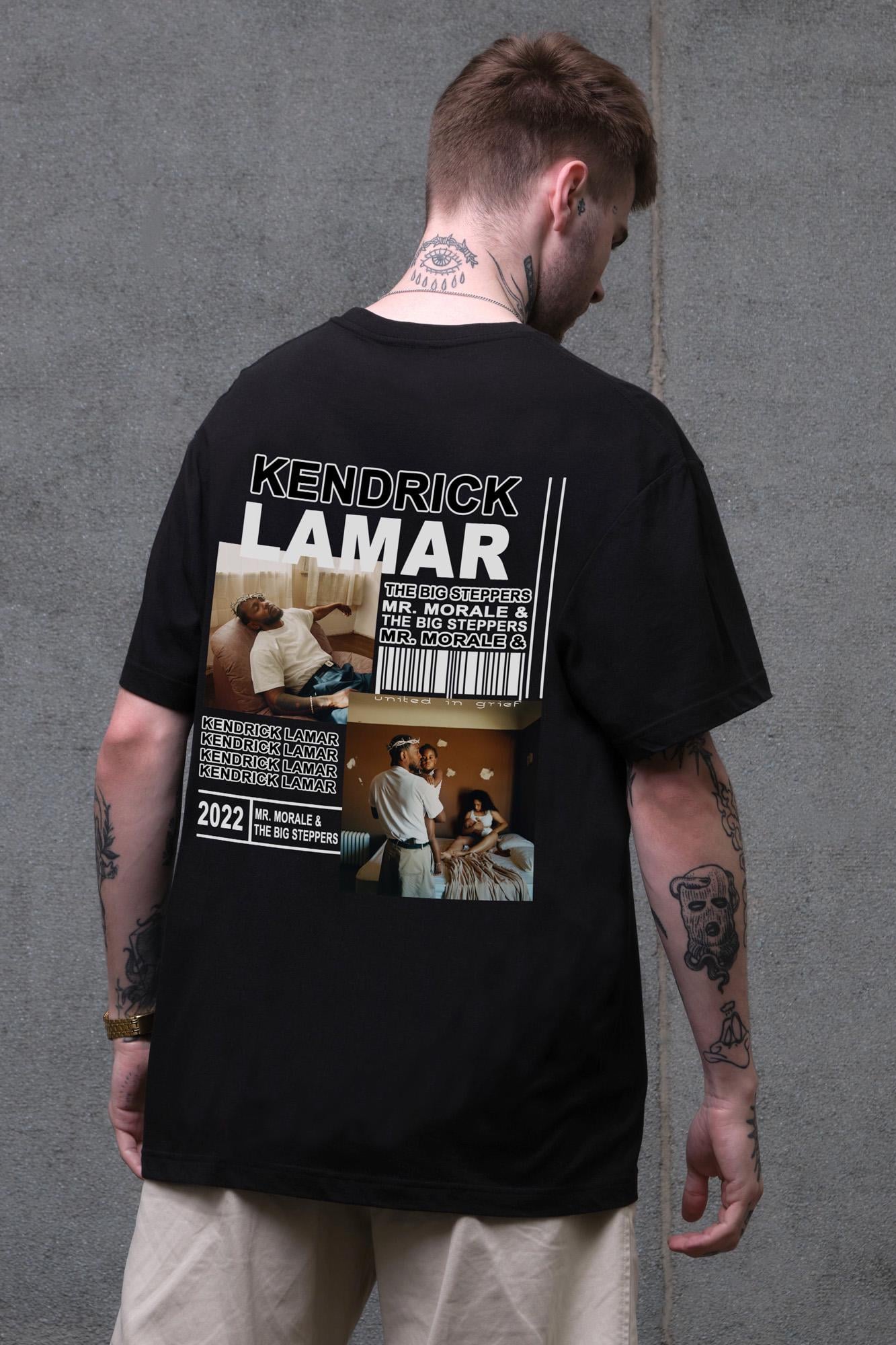 Футболка оверсайз Without З Принтом Kendrick S/M Black (S/M8056255 8056256)