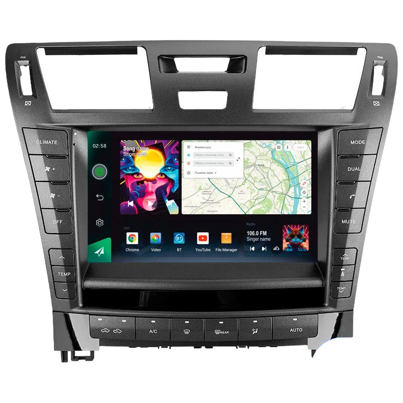 Магнитола штатная Sigma PRO 9464 4/64 GB Lexus LS460 LS600H XF40 4 lV 2006-2012 A 9" L3 (AR-78667)