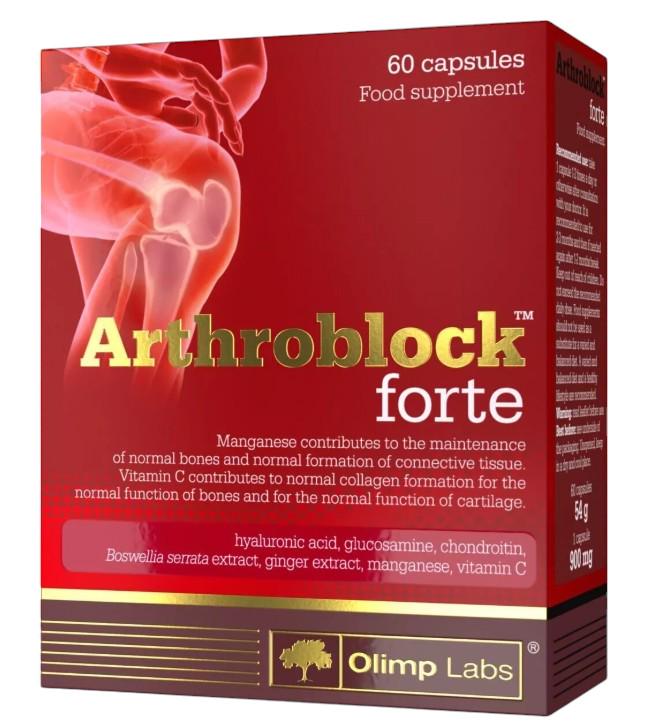 Комплекс для суглобів та зв'язок Olimp Arthroblock Forte 60 капсул