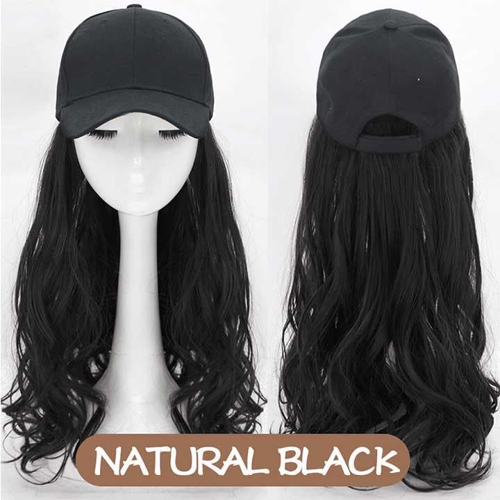 Перука кепка з хвилястим волоссям 60 см Брюнетка - фото 2 Перука кепка з хвилястим волоссям 60 см Брюнетка - фото 2