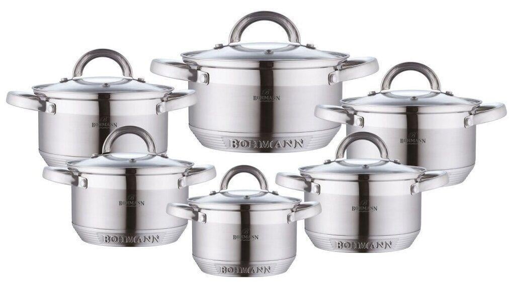 Набор кухонной посуды Bohmann 12 пр. (BH-0717)