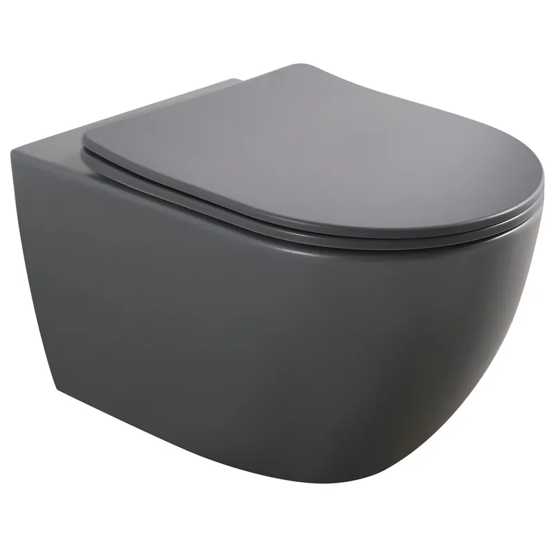 Унітаз підвісний MIXXUS Premium Ellipse-0309-T1 система змиву TORNADO 1.0 530x360x350 мм Gray (MP6655)