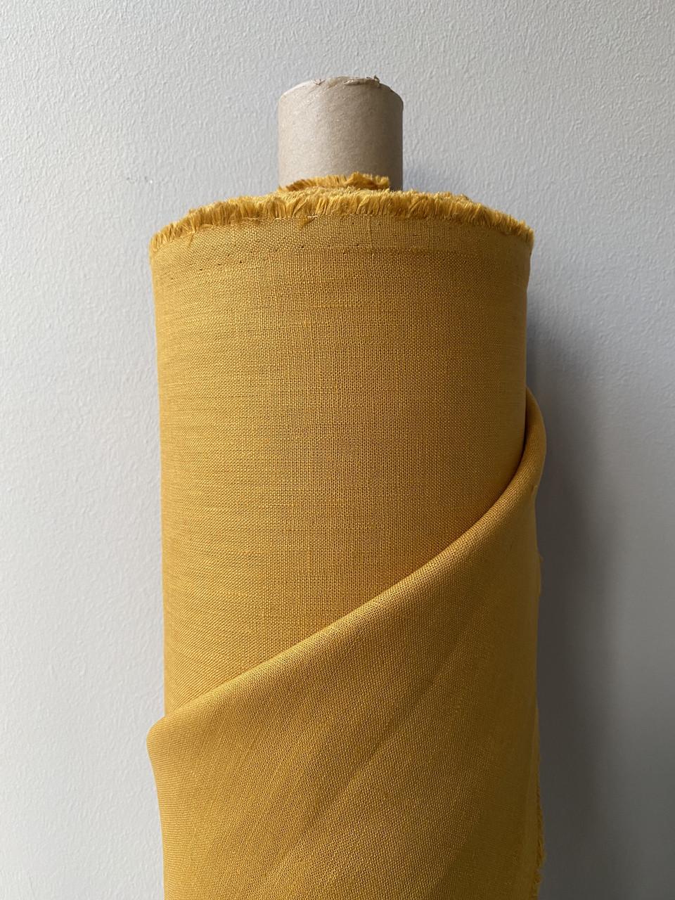 Тканина Linen Plus 100% льон Гірчичний 1138/697 - фото 6 Тканина Linen Plus 100% льон Гірчичний 1138/697 - фото 6