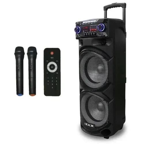 Колонка музична ZXX-9292 акумуляторна з 2-ма радіомікрофонами пульт управління (13355387)