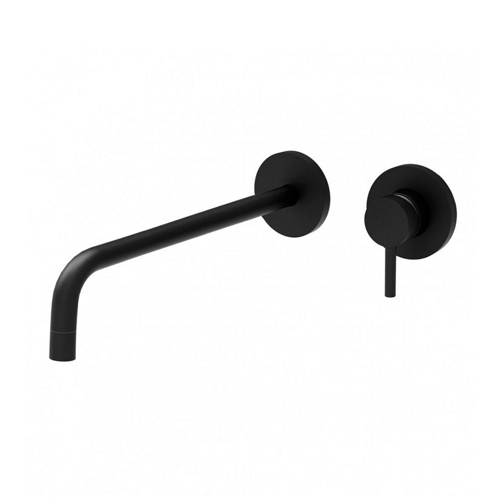 Смеситель для умывальника PAFFONI Light LIG103NO70 настенный однорычажный Черный (147389)