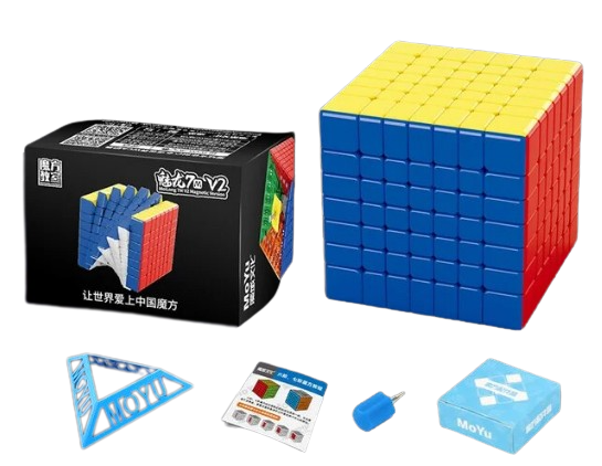 Головоломка кубик Meilong V2 Magnetic 7x7 Cube магнитный без наклеек (137302) - фото 3 Головоломка кубик Meilong V2 Magnetic 7x7 Cube магнитный без наклеек (137302) - фото 3